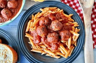 Meatballs Pasta